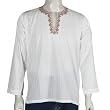 Mens Embroidered Kurta Casual Cotton Shirt India Chest 38 inches (gsk556)