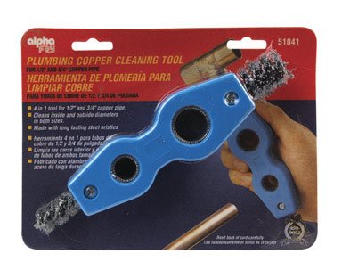 Click To Alpha Fry AM51041 Cookson Elect 4 in 1 Copper Pipe Cleaning Tool Details... Alpha Fry AM51041 Cookson Elect 4 in 1 Copper Pipe Cleaning Tool