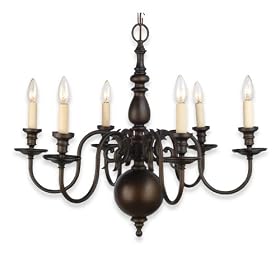 Royce Lighting RC2195/6ORB Stalton Six-Light Chandelier Oil Rubbed Bronze
