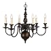 Royce Lighting RC2195/6ORB Stalton Six-Light Chandelier Oil Rubbed Bronze
