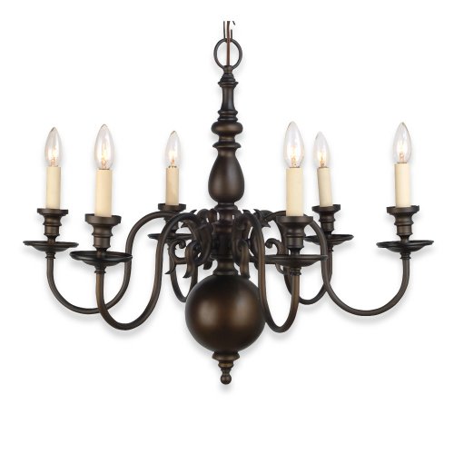 #Royce Lighting RC2195/6ORB Stalton Six-Light Chandelier Oil Rubbed Bronze