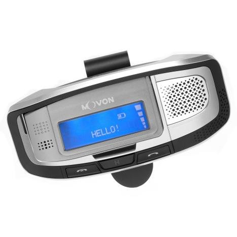 Movon MK 20 Bluetooth DSP Wireless Hands-Free Car Kit (Sun visor clip included)