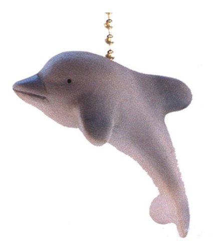 DOLPHIN nautical beach decor Ceiling Fan Pull Fanpull