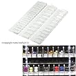 ACRYLIC PLUG RACK DISPLAY SHELF25MM -25MM WHICH HAS 10 SLOTS AND IS FOR PLUGS UP TO 1" THICK