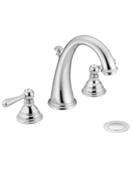 Moen T6125 Kingsley Two-Handle High Arc Bathroom Faucet without Valve, Chrome