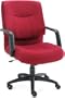Alera ST42FA30B Stratus Series Mid-Back Swivel/Tilt Chair, Burgundy Fabric