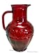 Vintage Red Depression Art Glass Water Lemonade Pitcher