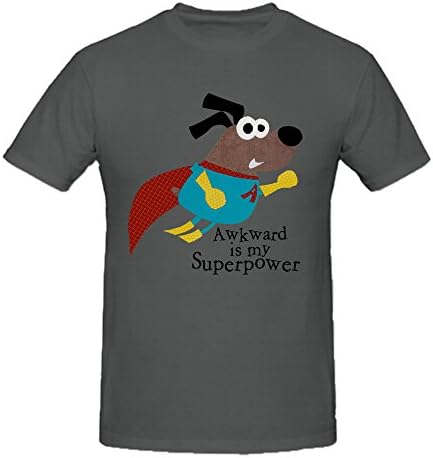Awkward Is My Superpower Tee Shirt Men Grey