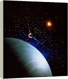Voyager 2 andamp,amp, Neptune - 40 Inch Canvas Print (101 cm) by Science Photo Library