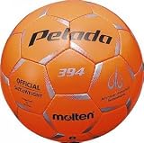 <サッカー>molten/モルテン ペレーダ394 4号球(検定球) 蛍光オレンジ PF394KO
