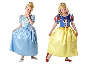Disney I-881889M - Costume double face, Cenerentola / Biancaneve, Taglia M