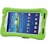 NEWSTYLE Shock Proof Light Weight Kids Friendly Cover with Audio Amplifier Design For Samsung Galaxy Tab 3 7-Inch Tablet, Green