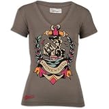 419ymxqz%2B7L. SL160  Ed Hardy Homeward Basic V Neck T Shirt   Womens ( sz. XS, Olive )