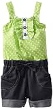 Little Lass Baby-girls Infant 1 Piece Romper With Polka Dots