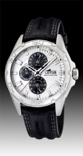 Lotus Herren-Uhren Quarz mit Lederband 15687/1 Preisvergleich