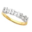14K Two-Tone Gold Diamond Anniversary Band - 0.56 Ct.