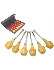 6 Piece Wood Carving Set by 