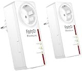Produkt-Bild: AVM FRITZ! Powerline 520E Gigabit-LAN Anschluss (500 Mbits) Mit Steckdose und Adapter