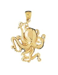 CleverEves 14K Gold Pendant Octopus 6.6 - Gram(s)