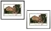 Framed 10 x 14 double matted lithograph w/  your choice of silver or black metal frame