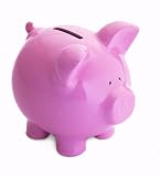 Pink Pig Piggybank Traditional Ceramic Kids Bank
