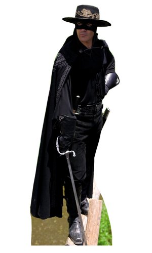 Advanced Graphics #547 The Legend of Zorro - Zorro on Log Life-Size Cardboard Stand-Up