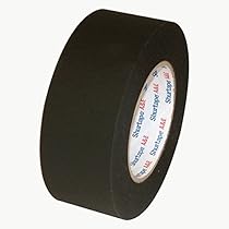 Shurtape CP-743 Matte Black Paper Tape (aka Permacel P-743): 2 in. x 60 yds. (Black)
