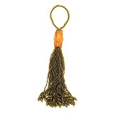 Amber Beaded Tassel/Napkin Ring