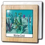 Marine Coral Fighing 4 Our Healthy Calcium - 6 Inch Tile Napkin Holder