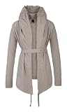 Bench Damen Sweatjacke WINSTON, stone marl, XS, BLEA2754_BR084X