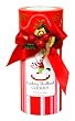 Too Good Gourmet Cranberry Shortbread Red Deco Tube, 8-Ounce Boxes (Pack of 4)