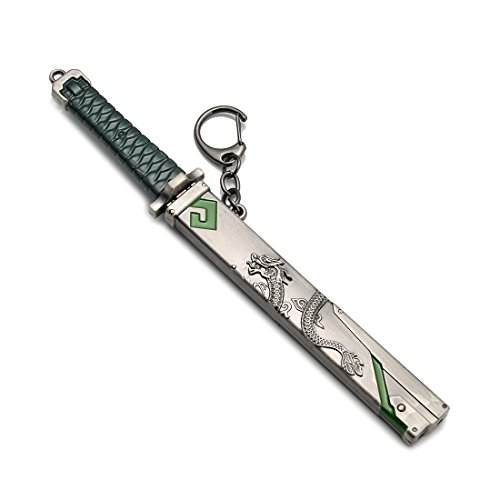 PS4 Game Overwatch Weapon Model Fashion Alloy Key Chain Pendant Cosplay Key Rings