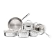 Emeril Pro-Clad Tri-Ply Stainless-Steel 10-Piece Cookware Set