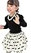 Urparcel Girls Long Sleeve Top Shirt Bow-knot Skirt Kerchief Sets Outfits 1-5y
