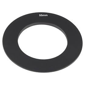 Everydaysource 55mm Lens Ring Adapter with 55mm Circular Polarizing Lens (CPL) Lens Filter
