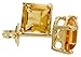 November Birthstone 14K Gold Basket Set Stud title=