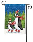 Penguins on Ice Garden Flag 12.5