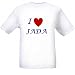 I LOVE JADA - Name-series - White T-shirt