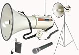 Review Adastra  / High Power Megaphone, 45W max, Handheld & Bodypack VHF Radio Microphones