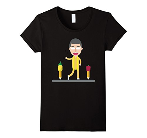 Women's PPAP - Pen Pineapple Apple Pen Funny Tshirt Small Black