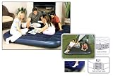 Comfort Quest Flocked Queen Size Air Bed (Built in Pump)