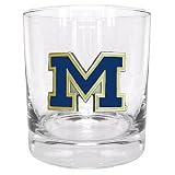 Michigan Wolverines Rocks Glass - Set of 2