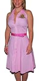 Polo Ralph Lauren Womens Match Big Pony Shirt Dress Pink Belt