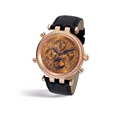 PERIGAUM Mens MILLENNIUM ROSE GOLD CALENDAR WATCH W ROSE GOLD DIAL by Perigaum