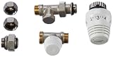 Honeywell TRV15SHLF Installations Set Duchgang Ventil DN15 f&uuml;r Standard Heizk&ouml;rper