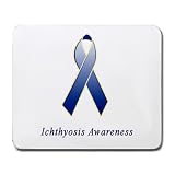 Ichthyosis Awareness Ribbon Mouse Pad