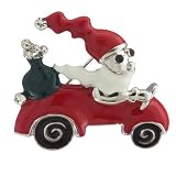 Santa Claus Christmas Silver Tone In Car Rhinestone Brooches Pin 419zERJ%2BYYL. SL160 Santa Claus Christmas Silver Tone In Car Rhinestone Brooches Pin