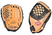 Rawlings Players Baseball / Softball Glove PL1208 12" Fielding glove (Regular - left hand catch for right hand throwers), left