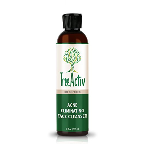 TreeActiv Acne Eliminating Face Cleanser | Natural Facial Treatment Cleansing Skin Wash | Castile Soap | Sulfur | Charcoal | Vitamin C | Peppermint | Men Women Teens | Sensitive | Unscented | 8 fl oz TreeActiv Acne Eliminating Face Cleanser | Natural Facial Treatment Cleansing Skin Wash | Castile Soap | Sulfur | Charcoal | Vitamin C | Peppermint | Men Women Teens | Sensitive | Unscented | 8 fl oz