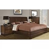 IMAGE OF Hampton 5-Pc Queen Bedroom Set (Walnut) (See Description)